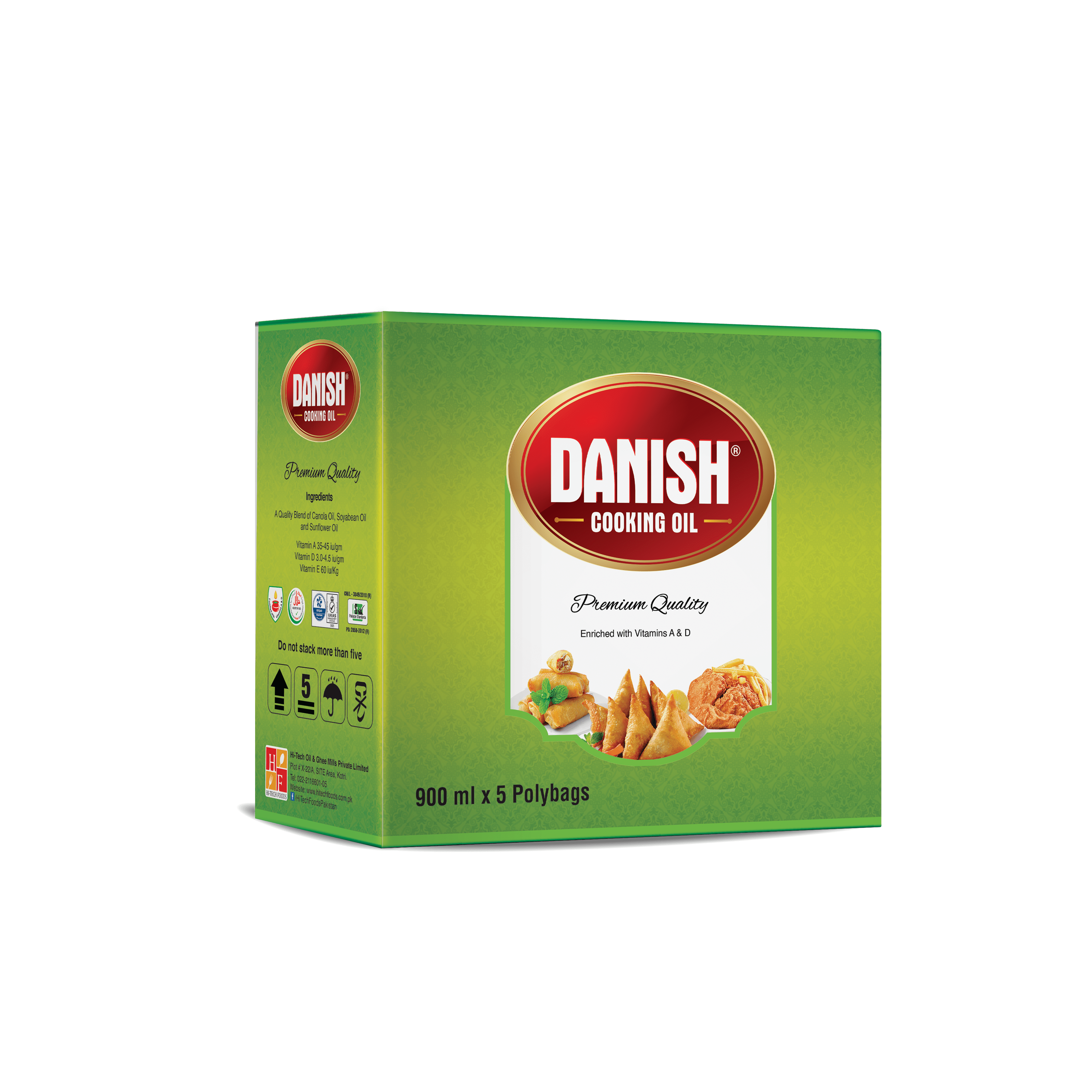 Danish cooking oil Carton 1x5
